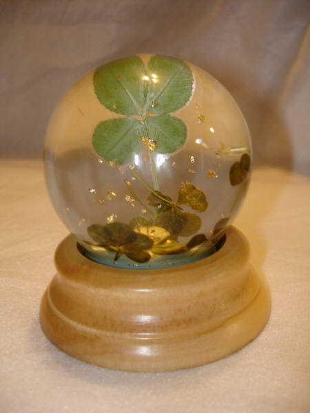 Four Leaf Clover Snowglobe Tumbler – Be Sparkled Studio